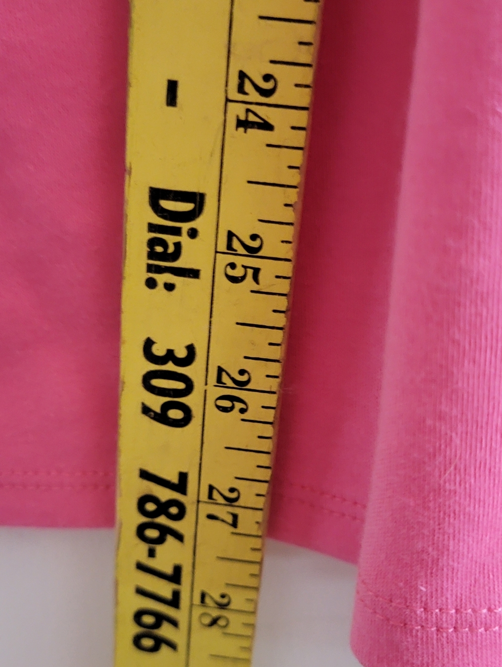 Quacker Factory Pink Short Sleeve Crewneck Top with Rhinestones - Picture 6 of 6